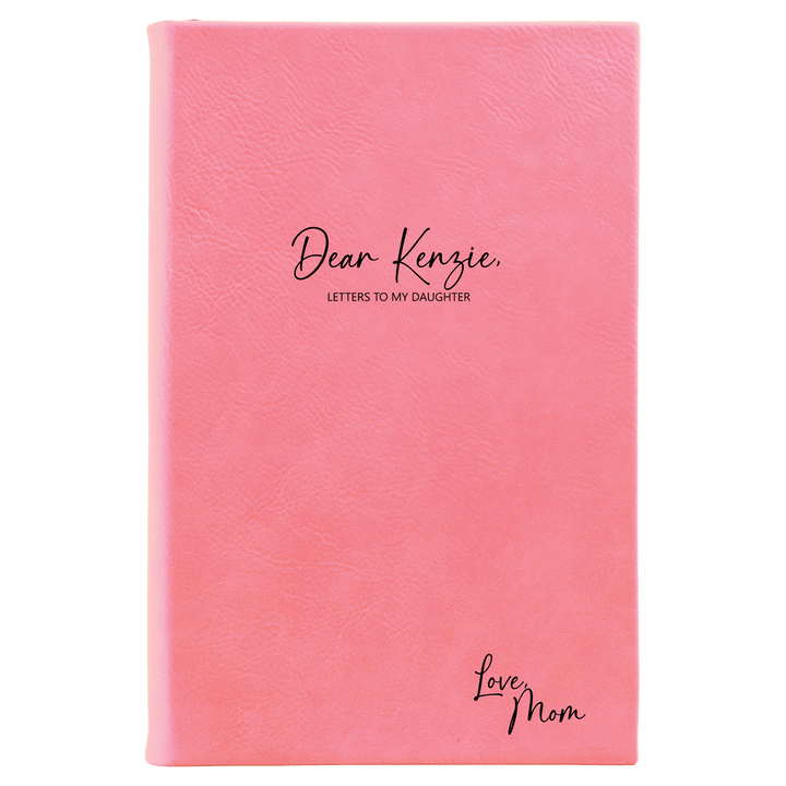 Dear Daughter Personalized Journal | Letters to My Daughter | Leatherette Journal - ILYB Designs
