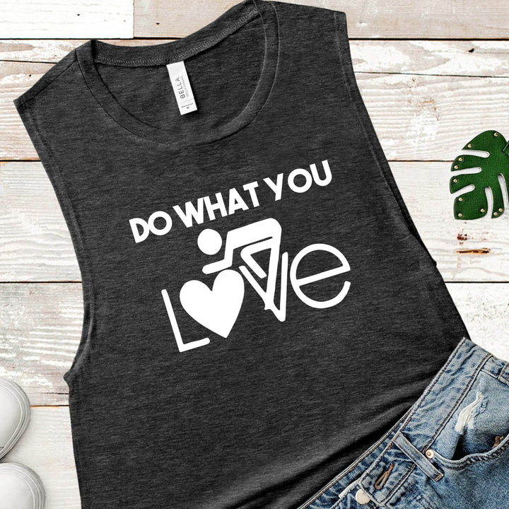 Do What You Love Cycling Workout Tank | Women's Motivational Workout Tanks - ILYB Designs