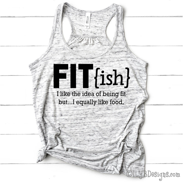 Fitish Workout Tank | Funny Workout Tank - ILYB Designs