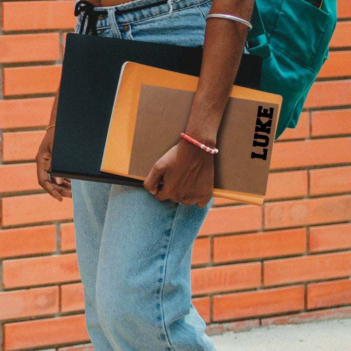 Personalized Collegiate Name Journal | Leatherette Journal - ILYB Designs