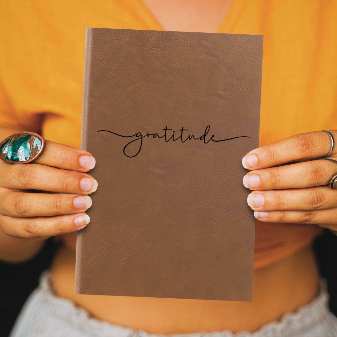 Gratitude Journal | Leatherette Journal - ILYB Designs