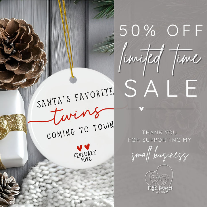 50% off limited time sale, no code needed. Thank you for supporting my small business. ILYB Designs logo on bottom.