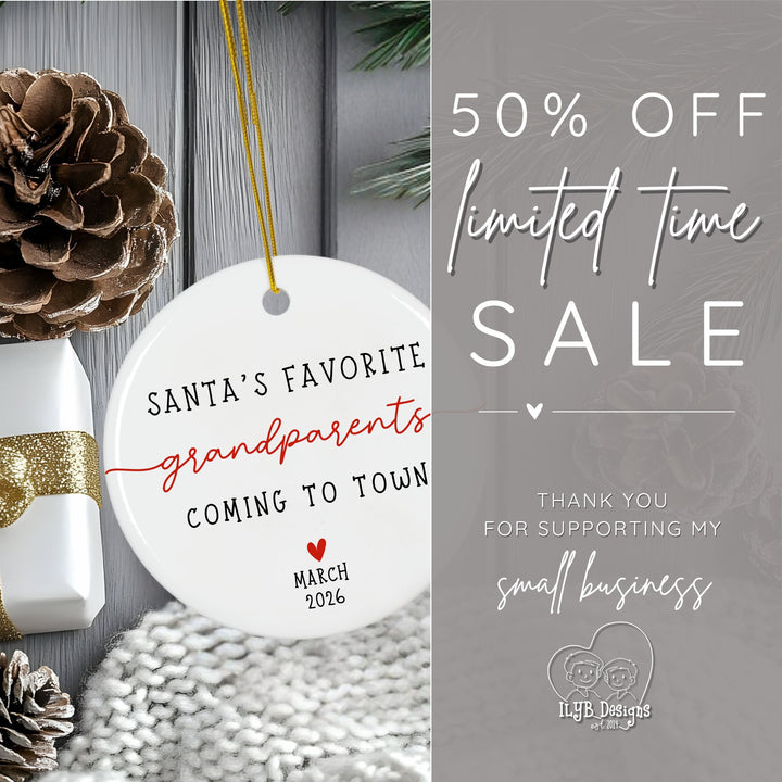 50% off limited time sale, no code needed. Thank you for supporting my small business. ILYB Designs logo on bottom.