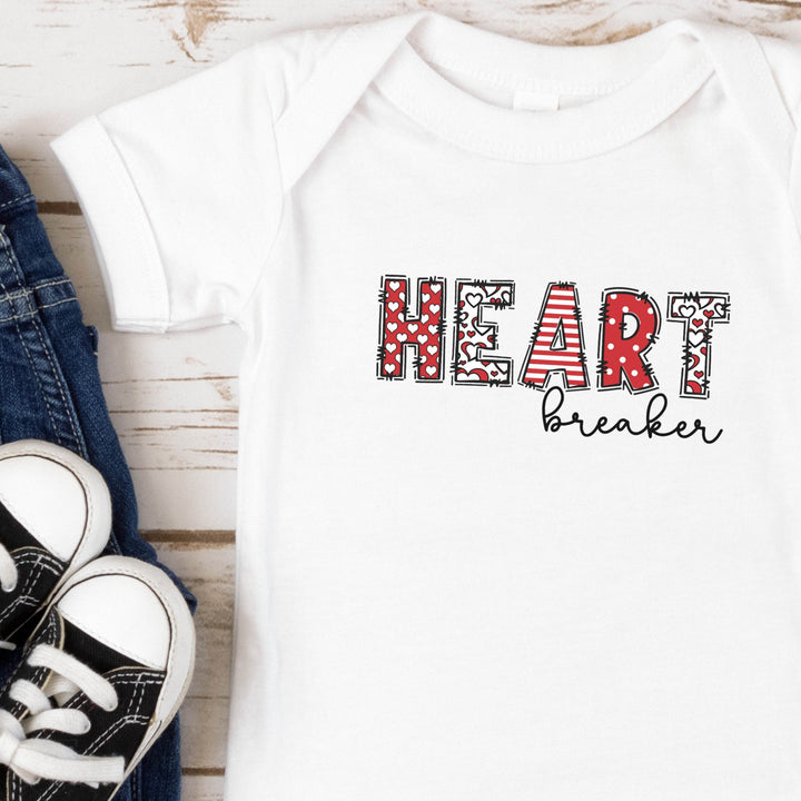 Heart Breaker Valentine's Day Infant Bodysuit - ILYB Designs