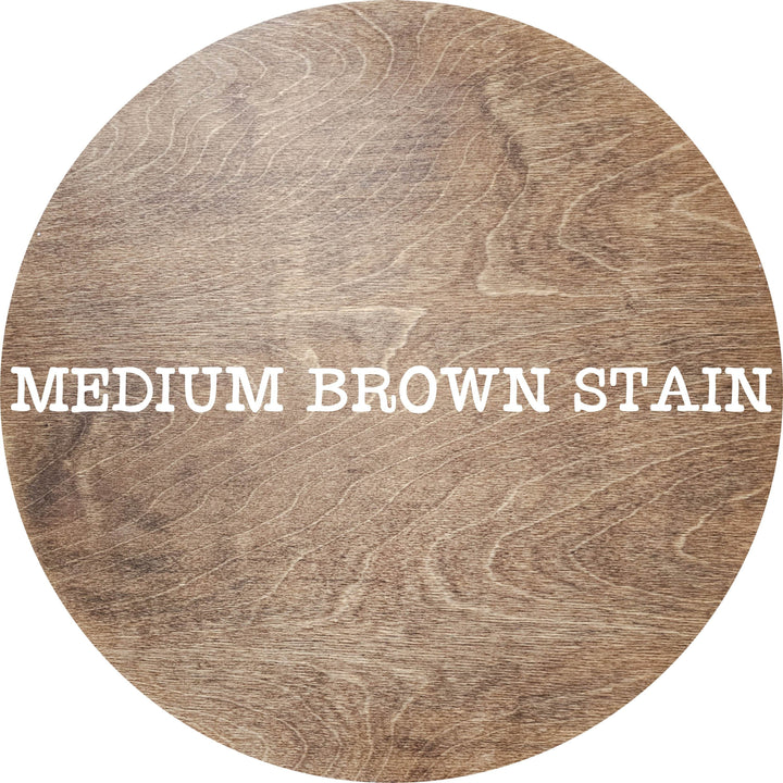 Nursery Name Solid Round Sign | Nursery Sign - ILYB Designs