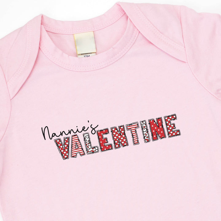 Nannie's Valentine Personalized Valentine's Day Infant Bodysuit - ILYB Designs