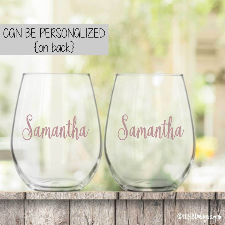 30th Birthday Wine Glass Set - 29ISH / KISSING MY 20'S GOODBYE - ILYB Designs