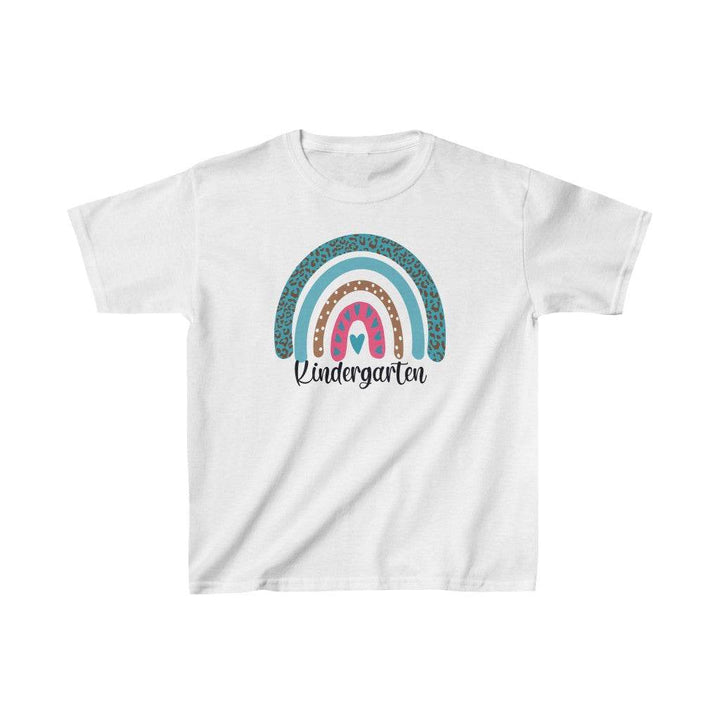 Leopard Rainbow Custom Grade Shirt for Girls | YOUTH Back to School Shirt - ILYB Designs