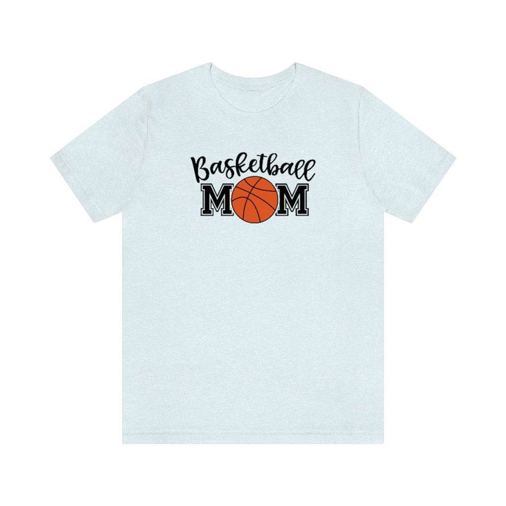 Basketball Mom Shirt with Basketball | Sports Mom Tee - ILYB Designs