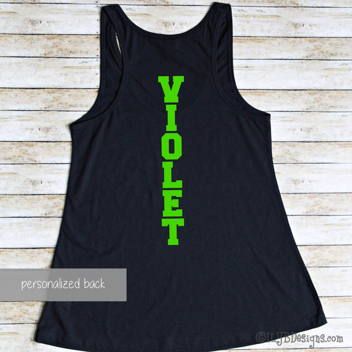 Cheer Mom Tank - Cheer Mom Shirt - Personalized Cheer Mom Shirt - Cheer Competition Shirt - ILYB Designs