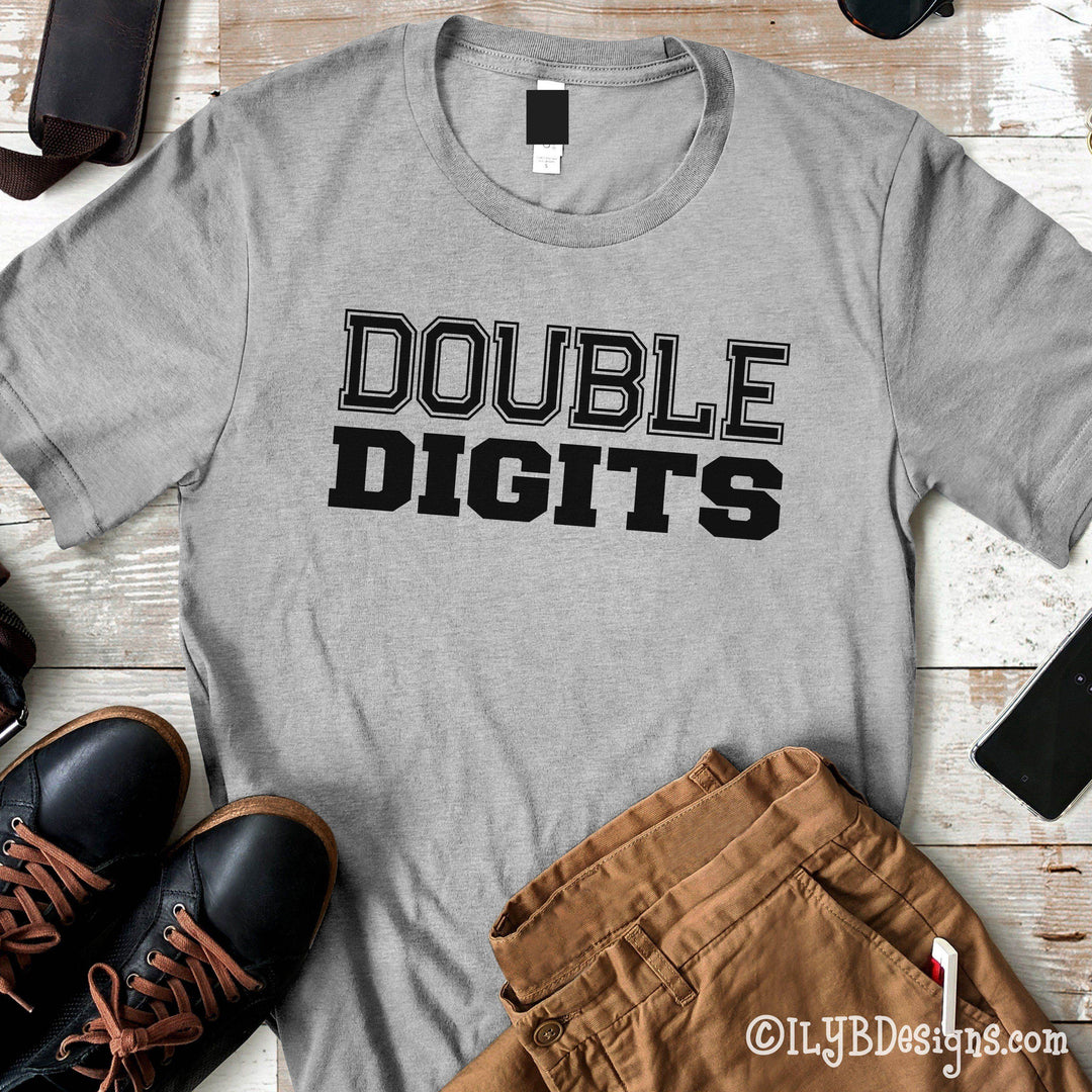 Double Digits 10th Birthday Shirt | Black Design - ILYB Designs