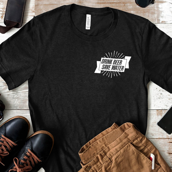 Drink Beer Save Water | Funny Drinking Shirts - ILYB Designs