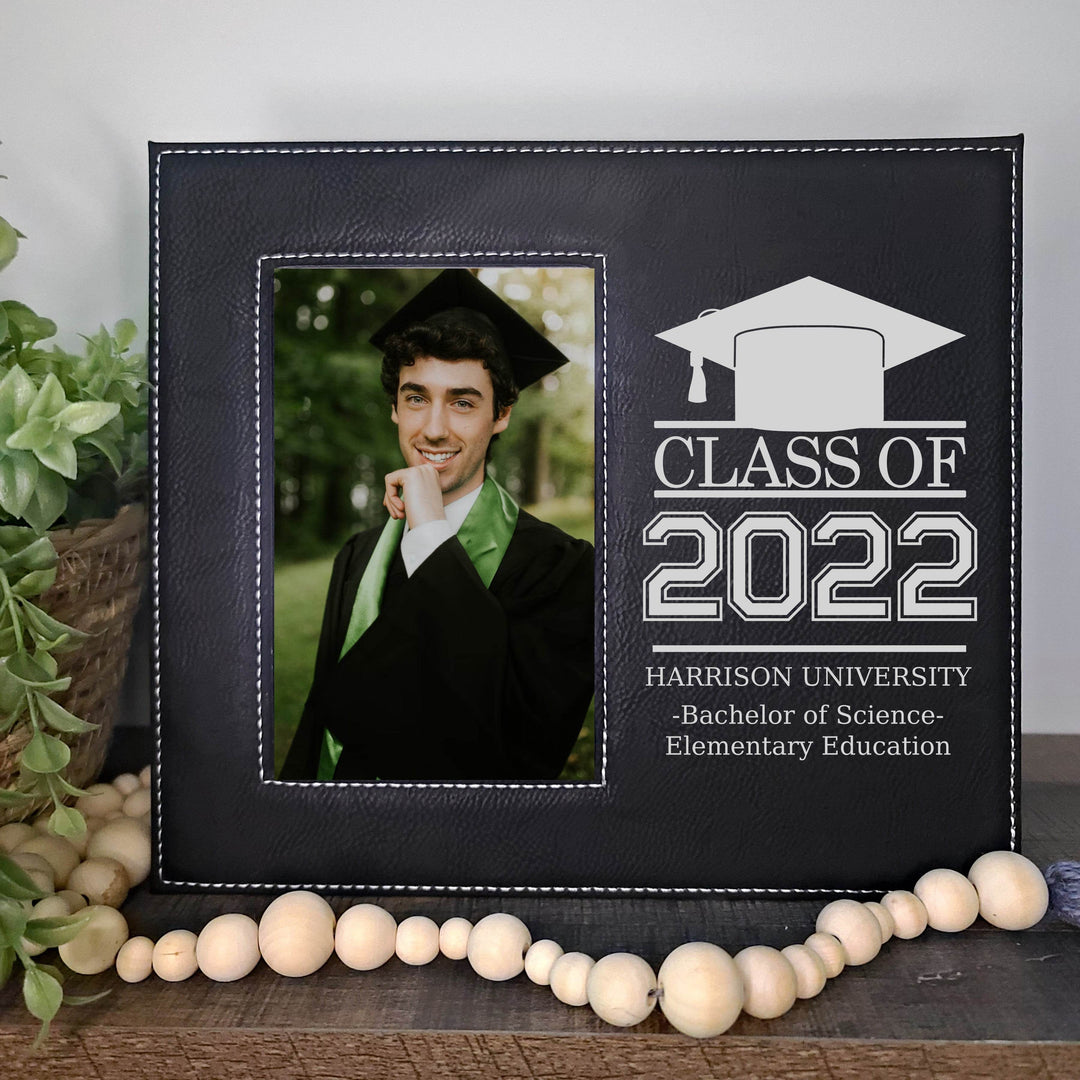 Graduation Picture Frame Engraved (#4) | Personalized Graduation Gift - ILYB Designs