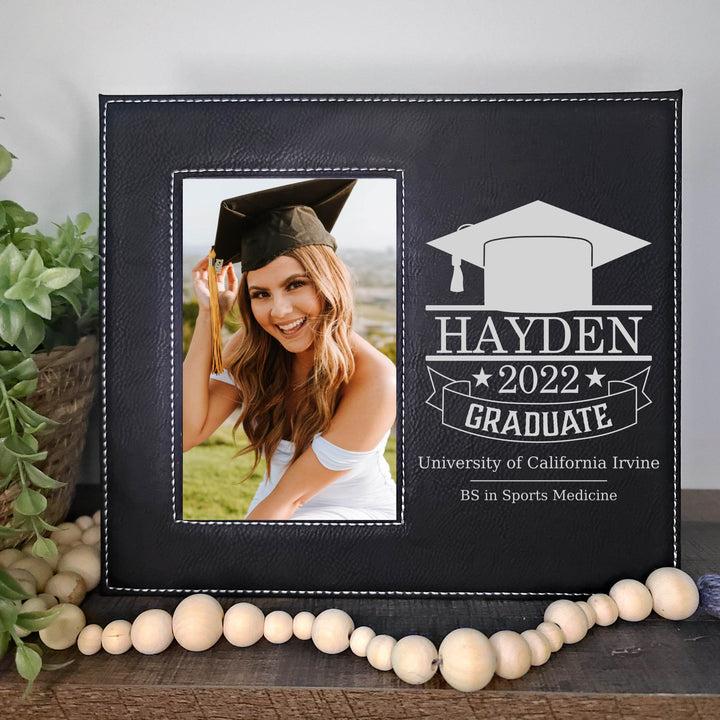 Graduation Picture Frame Engraved (#3) | Personalized Graduation Gift - ILYB Designs