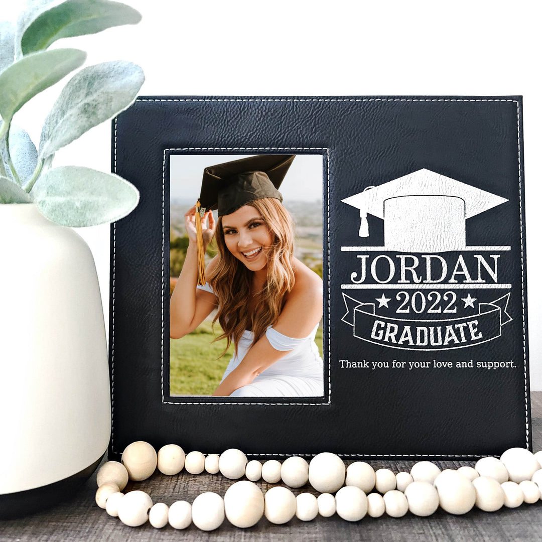 Graduation Picture Frame Engraved (#5) | Personalized Graduation Gift - ILYB Designs