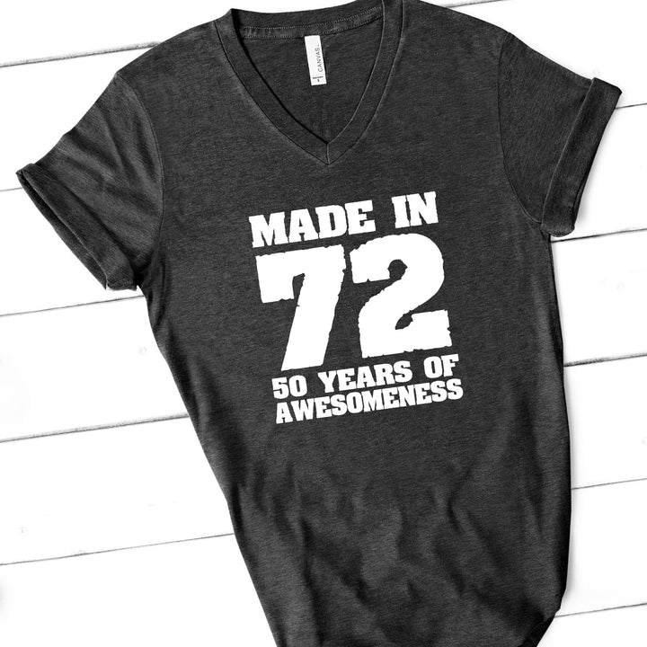 Made in 72 | 50th Birthday Shirt | Funny Birthday Shirt - ILYB Designs
