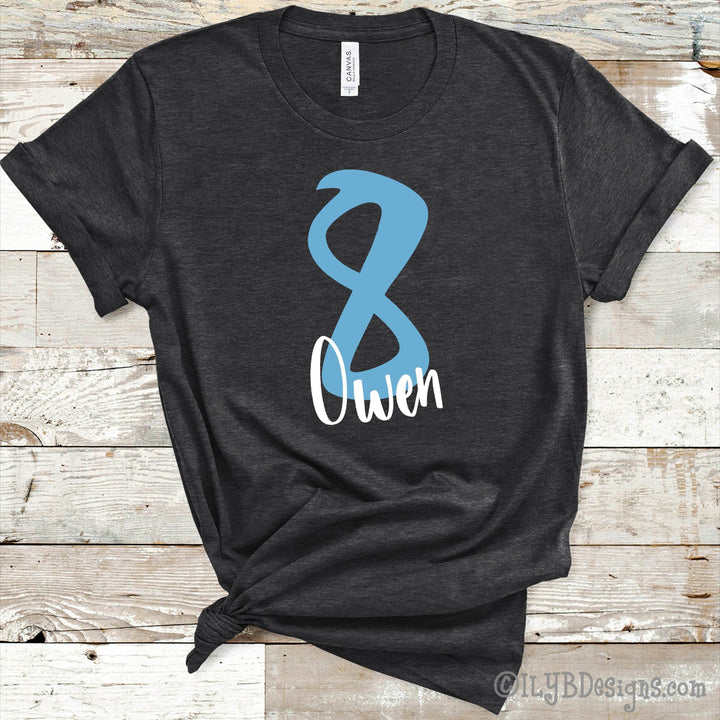Personalized Birthday Shirt with Age & Child's Name - ILYB Designs