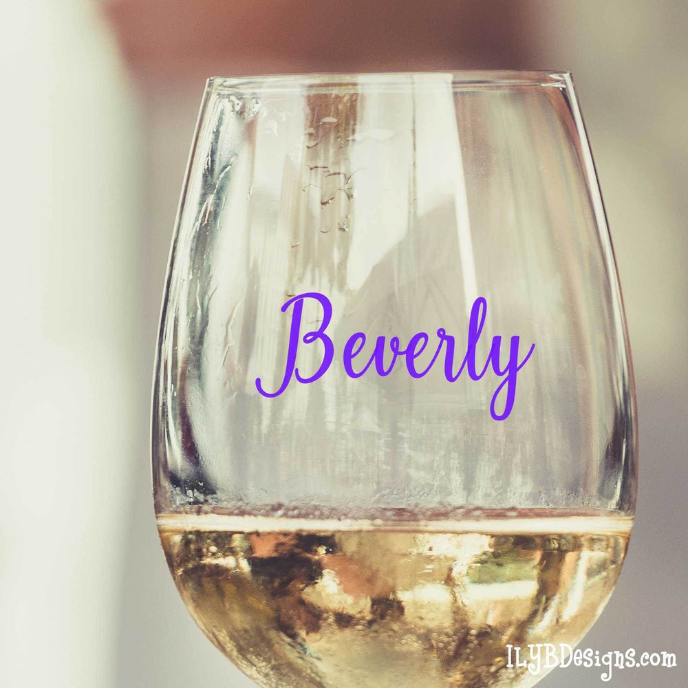 Stemless Wine Glass - Personalized Wine Glass - WINE A LITTLE YOU'LL FEEL BETTER - ILYB Designs