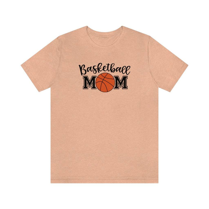Basketball Mom Shirt with Basketball | Sports Mom Tee - ILYB Designs