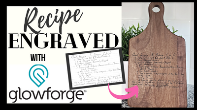 See how it's made: Recipe Engraved Cutting Board