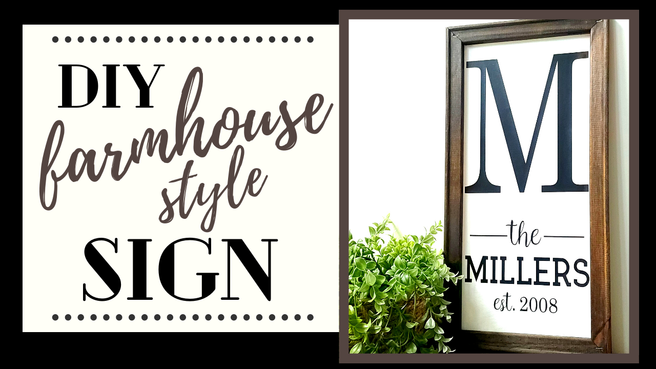 See how it's made: Farmhouse Style Sign - ILYB Designs