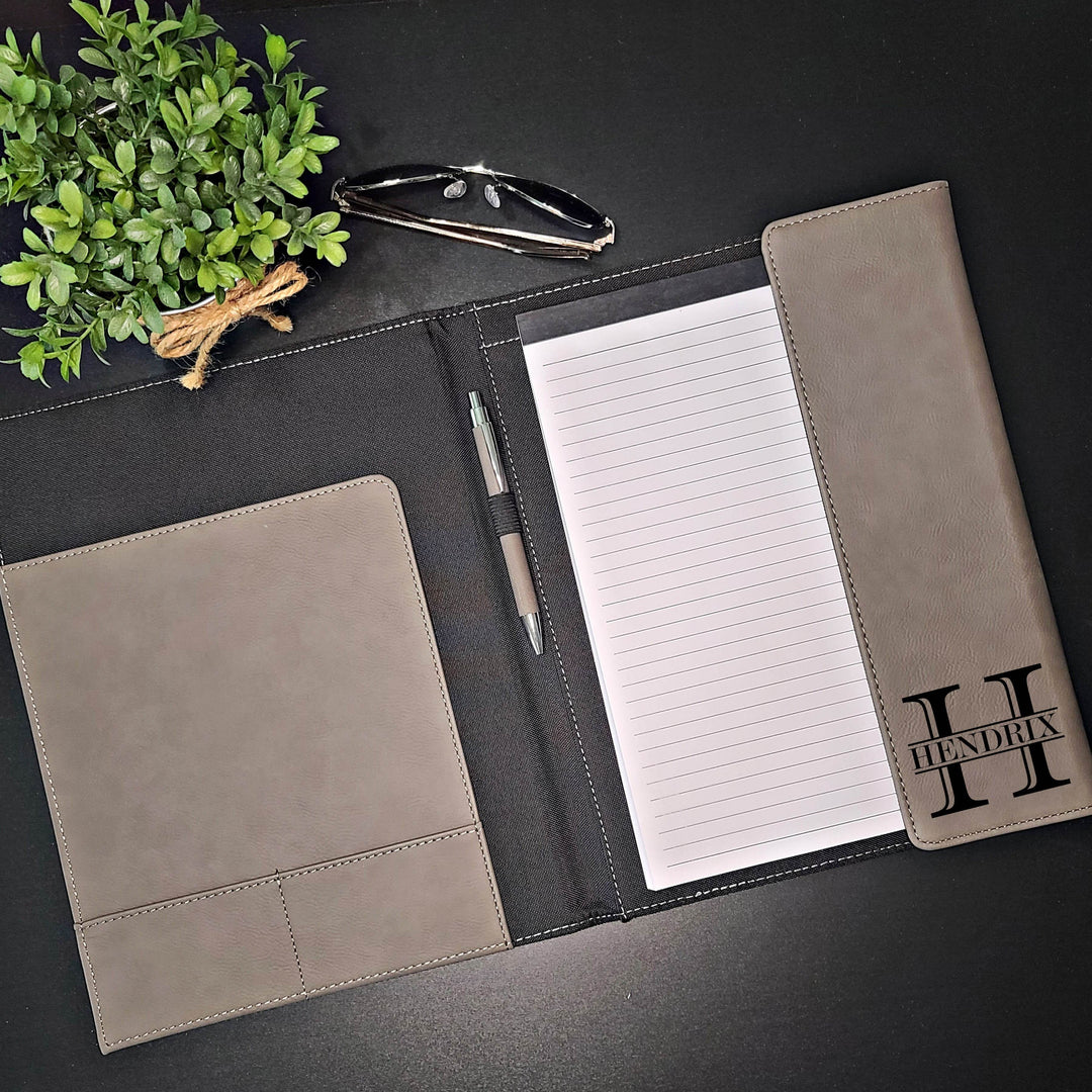 Personalized Leatherette Portfolios - ILYB Designs