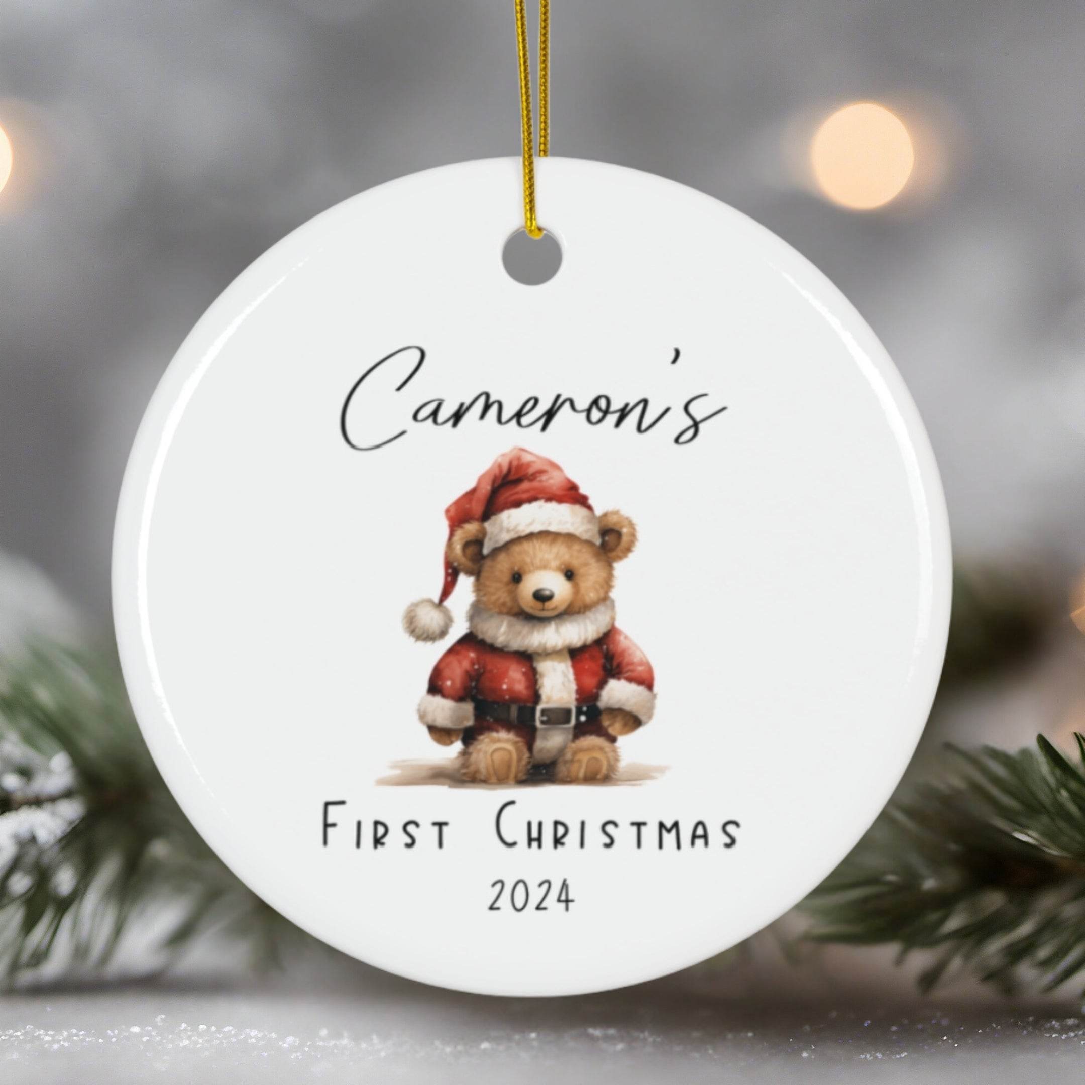 Personalized Ceramic Christmas Ornaments - ILYB Designs