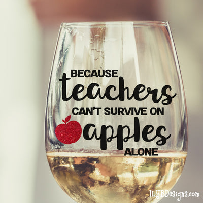Teacher Wine Glasses