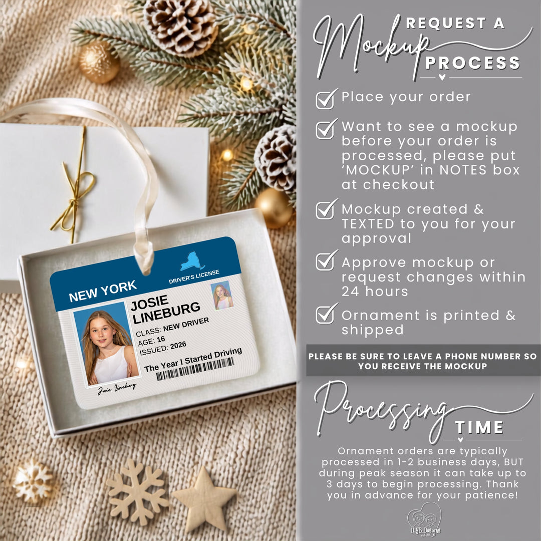 A styled flat-lay showing a printed novelty driver&