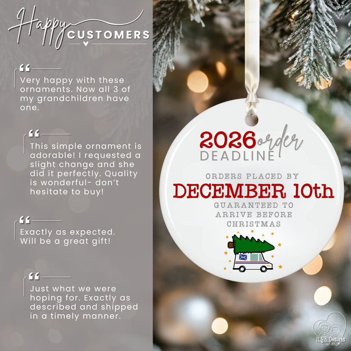 Personalized Engagement Ornament | US City Skyline Custom