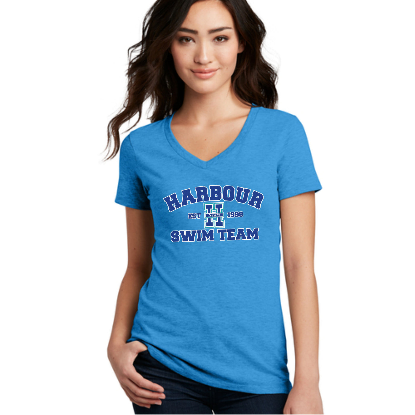 Harbour Seals women's fit v-neck shirt