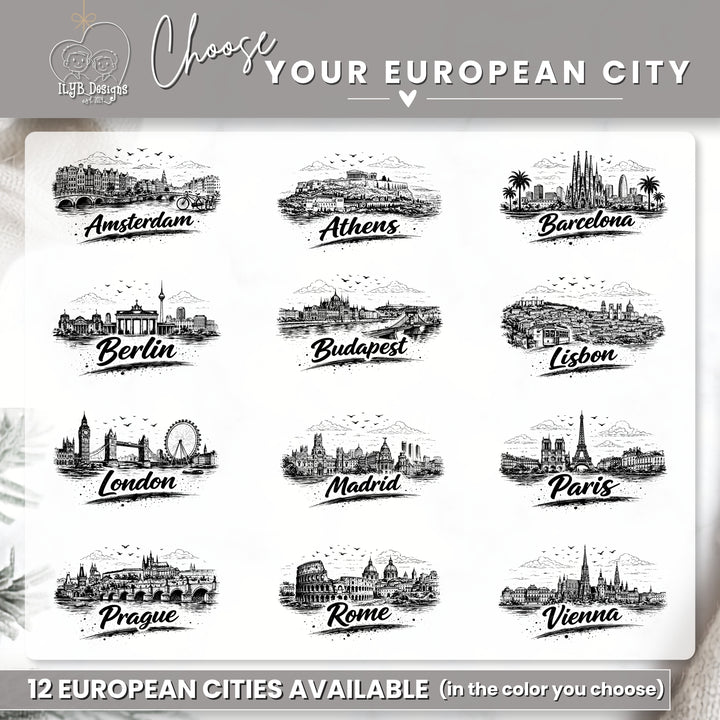 A graphic for an engagement ornament showing &