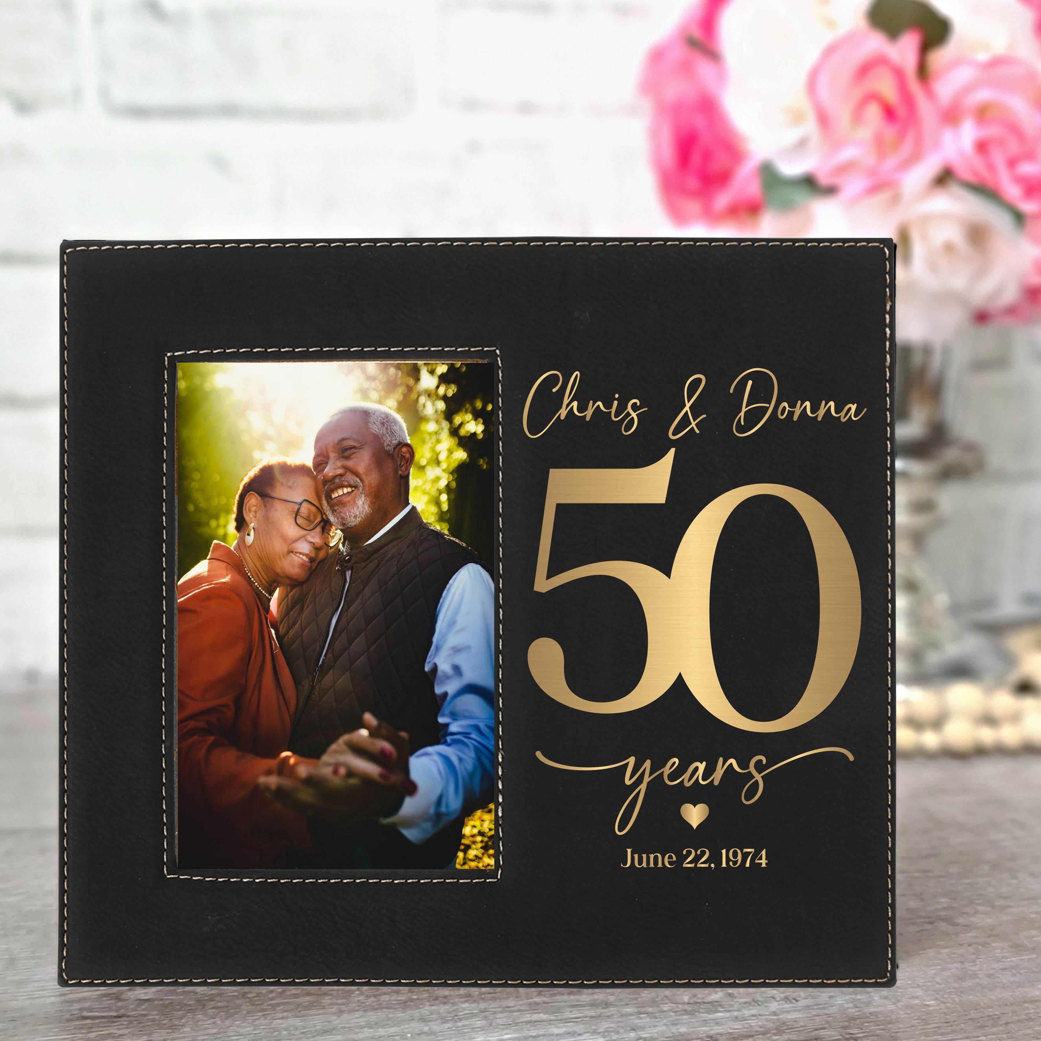 50th Wedding Anniversary Picture Frame| ILYB Designs