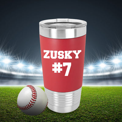 Baseball Mom Laser Engraved Tumbler | Personalized Stainless Steel Tumblers