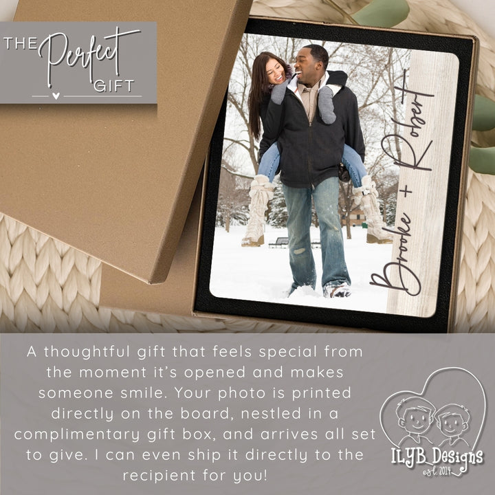 Personalized Engagement Photo Gift