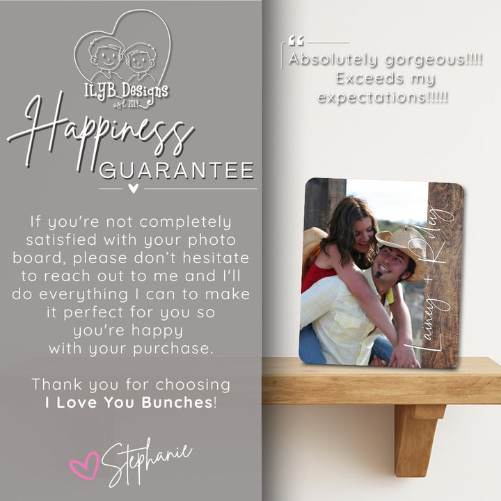 Personalized Engagement Photo Gift