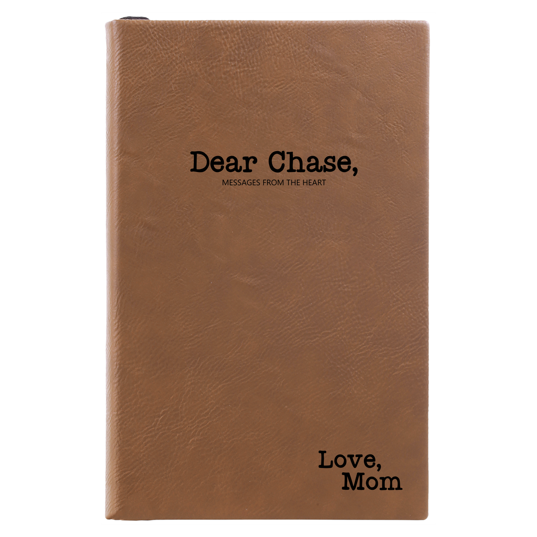 Dear Son Personalized Journal | Letters to My Son | Leatherette Journal