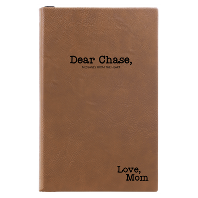 Dear Son Personalized Journal | Letters to My Son | Leatherette Journal