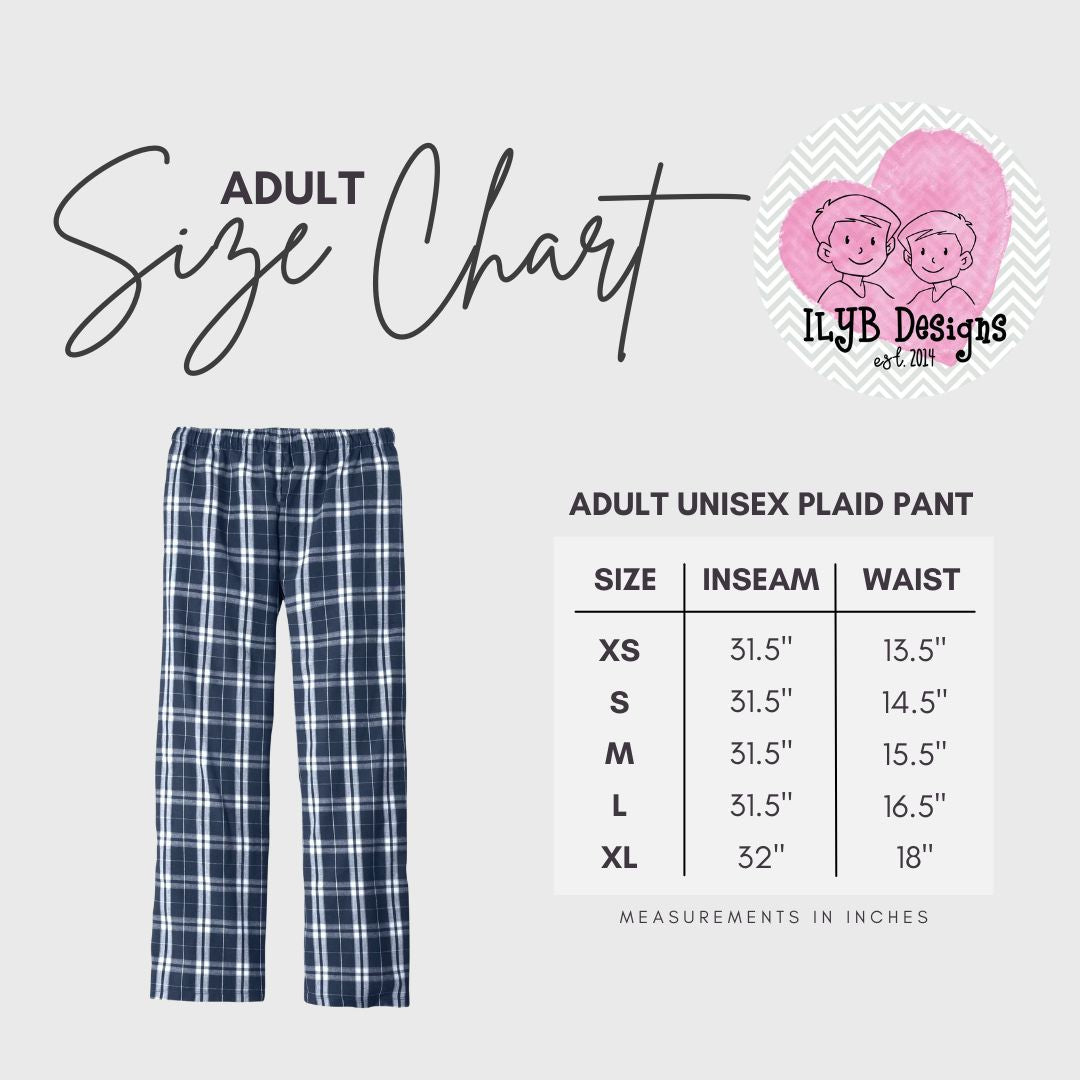 South Iredell Swim Team Plaid PJ Pants