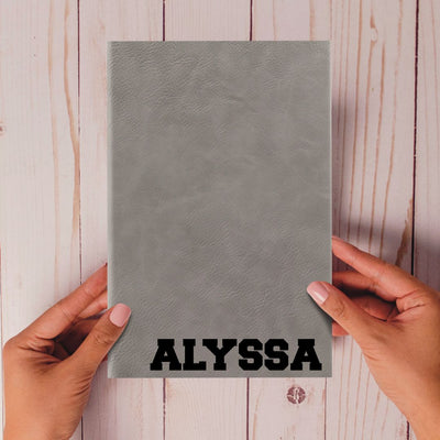 Personalized Collegiate Name Journal | Leatherette Journal