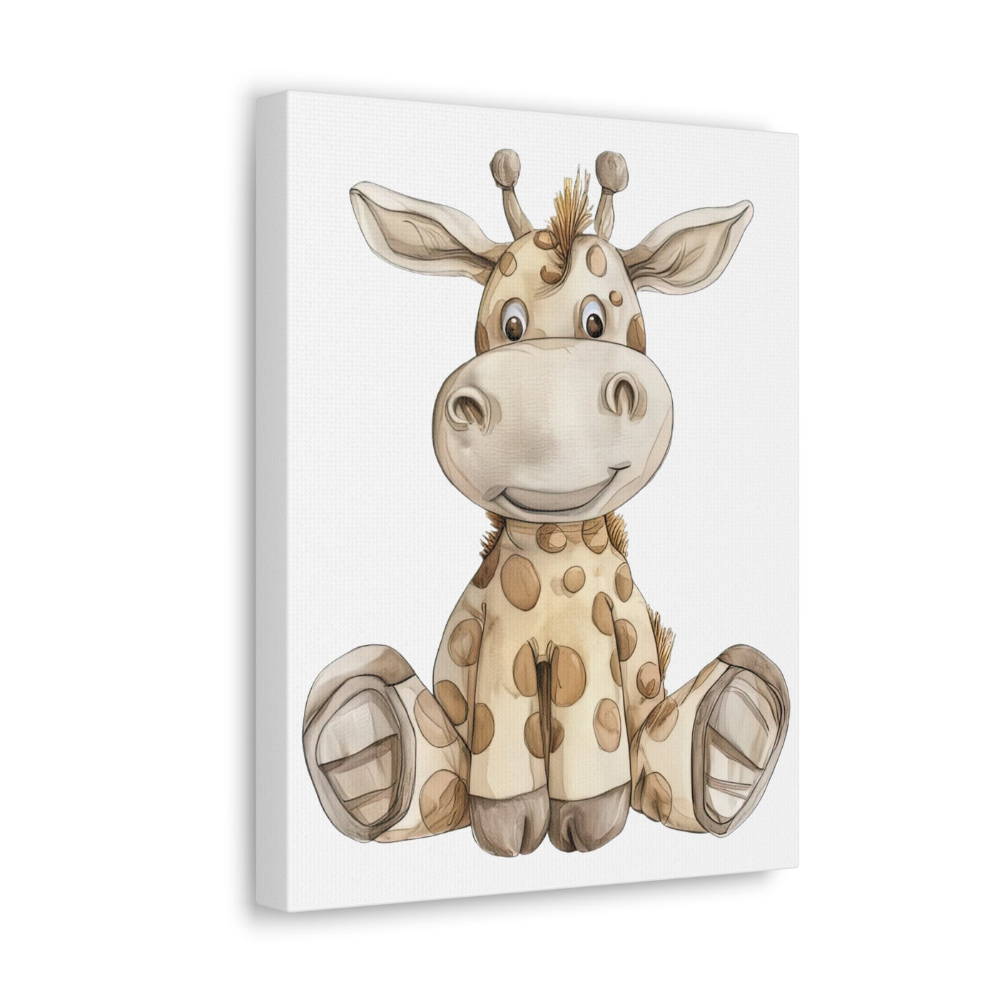 Safari Animals Nursery Wall Art | Set of 3 Canvas Gallery Wraps