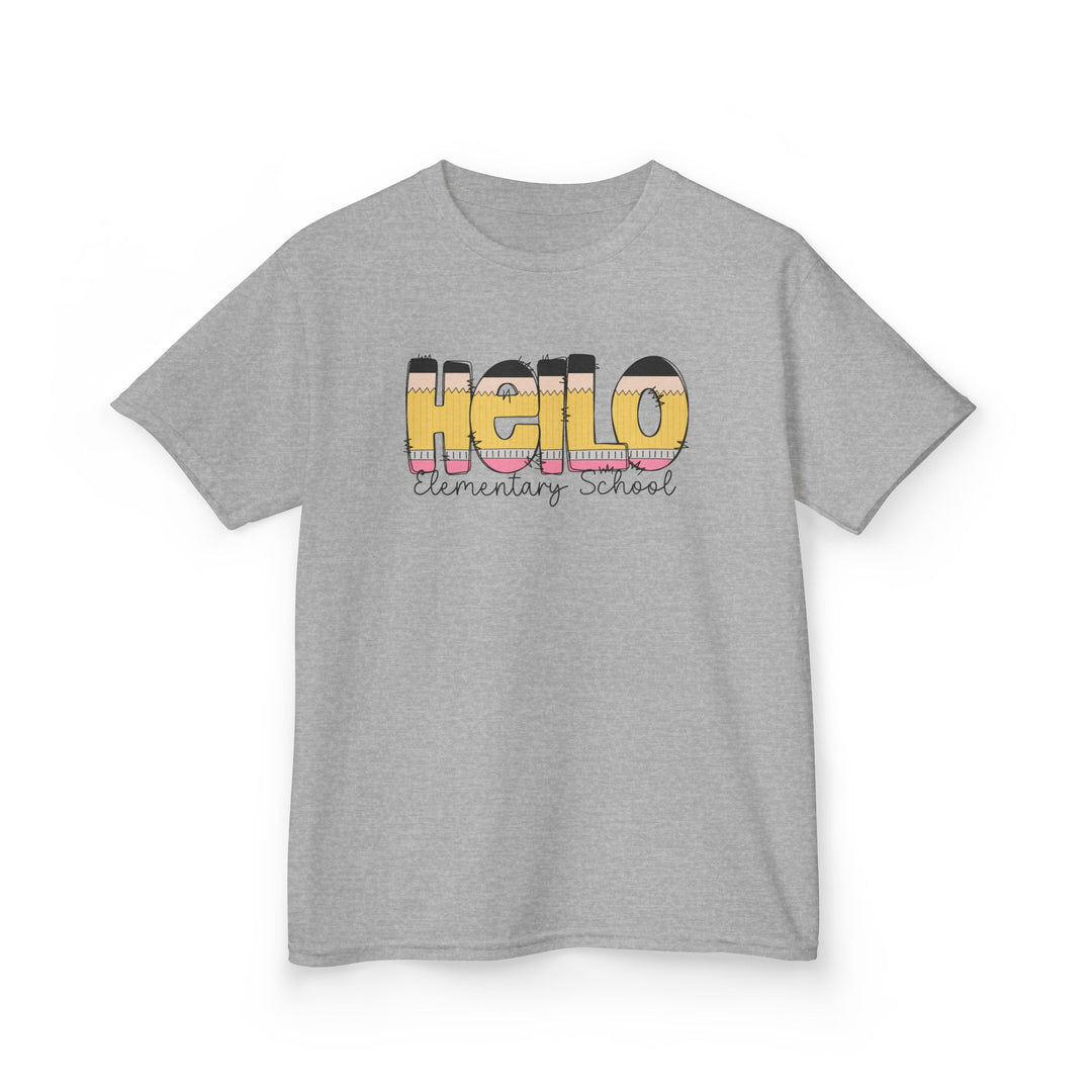 Hello Elementary School Pencil Shirt | Personalized Back to School Tee