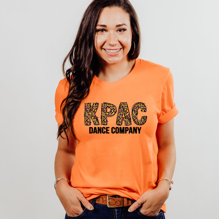 2024 SPIRIT DAY: KPAC Cheetah Print Logo in KPAC Colors | KPAC youth & adult t-shirts
