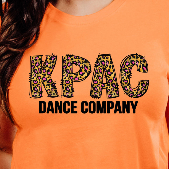 2024 SPIRIT DAY: KPAC Cheetah Print Logo in KPAC Colors | KPAC youth & adult t-shirts