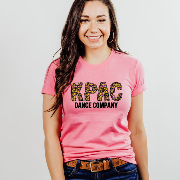 2024 SPIRIT DAY: KPAC Cheetah Print Logo in KPAC Colors | KPAC youth & adult t-shirts