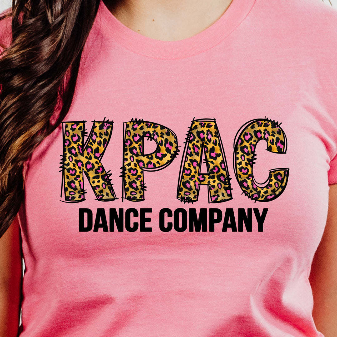 2024 SPIRIT DAY: KPAC Cheetah Print Logo in KPAC Colors | KPAC youth & adult t-shirts
