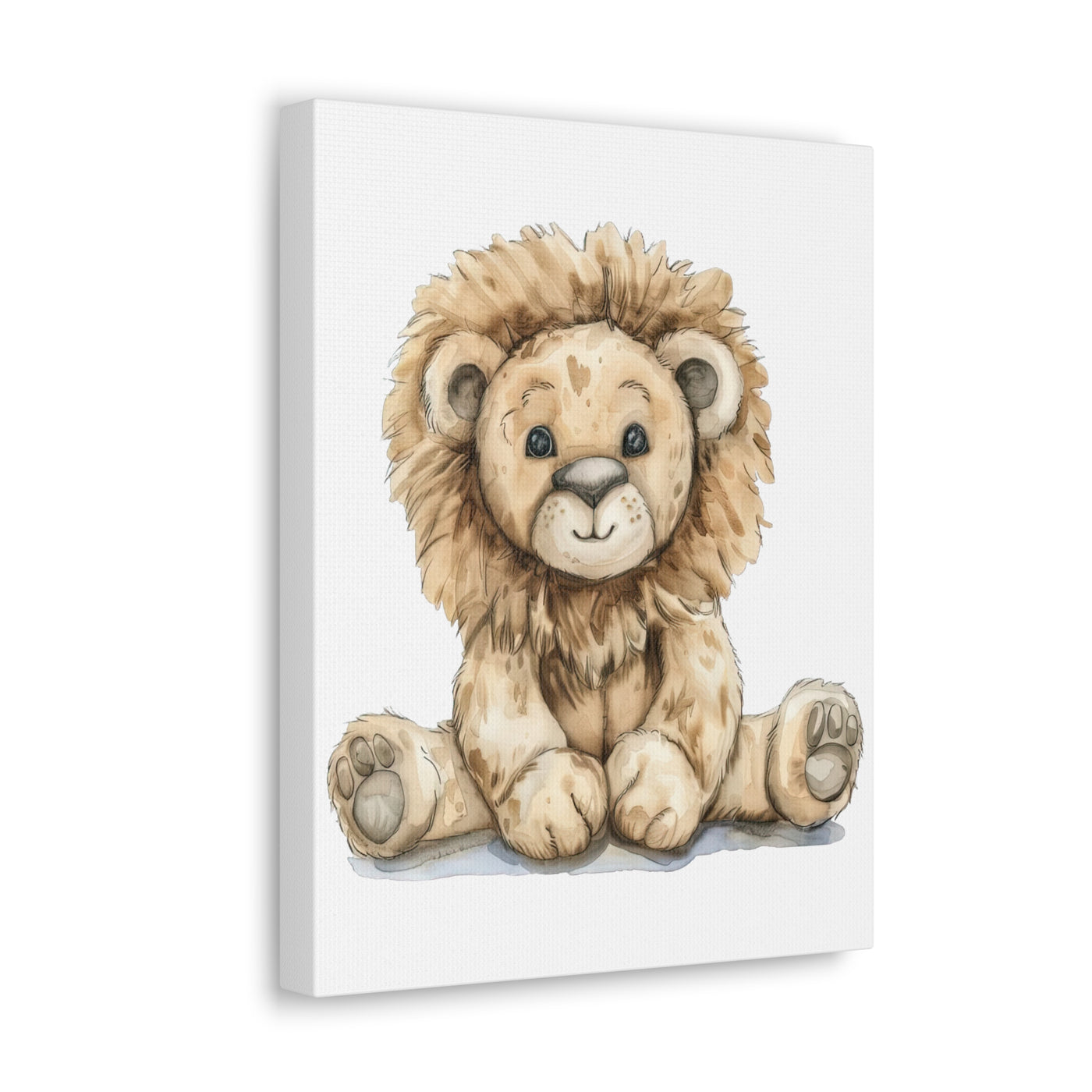 Safari Animals Nursery Wall Art | Set of 3 Canvas Gallery Wraps