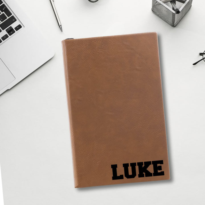 Personalized Collegiate Name Journal | Leatherette Journal | Clearance