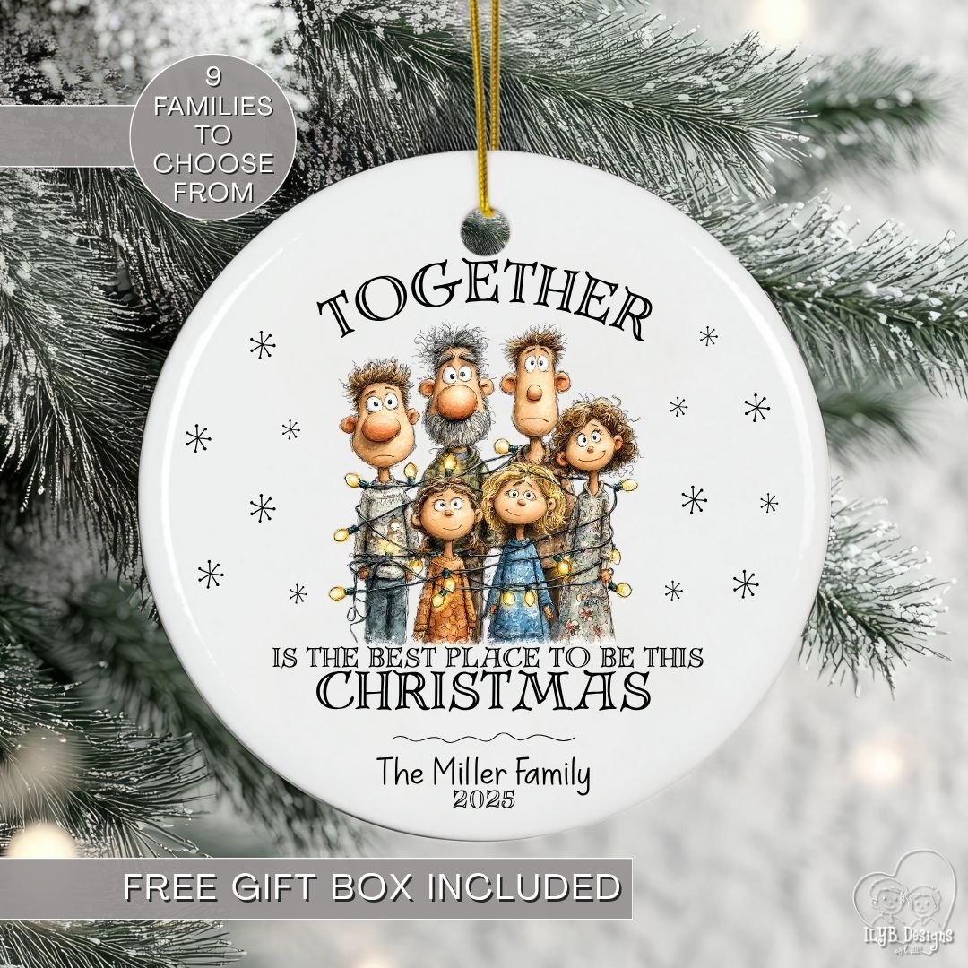 Family Christmas ornaments