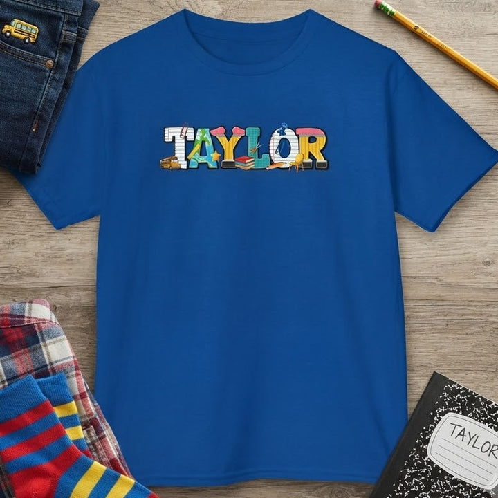 Personalized Back to School Name Shirt | Kids Tee